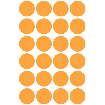 Etykiety kółka Q18mm pomarańczowe 3173 AVERY ZWECKFORM