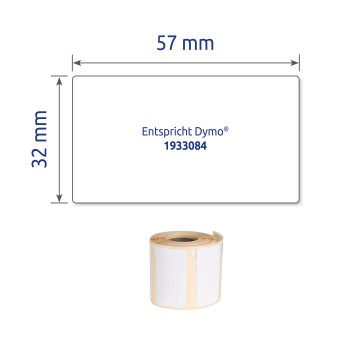 Etykiety Heavy Duty w rolce 400 etyk. 32 x 57 mm, poliestrowe, trwałe, białe A1933084 Avery Zweckfor