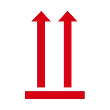 Etykieta ostrzegawcza "TUTAJ GÓRA" 74x100mm (200szt) 7250 AVERY Z WECKFORM