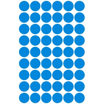Etykiety kółka Q12mm niebieskie 3142 AVERY ZWECKFORM