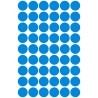 Etykiety kółka Q12mm niebieskie 3142 AVERY ZWECKFORM