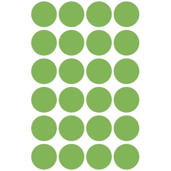 Etykiety ZF Q18mm 3174 zielone kółka bł. AVERY ZWECKFORM