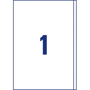 Etykiety A4 białe(100 arkuszy) 200x297mm 3418 ULTRA GRIP AVERY ZWECKFORM