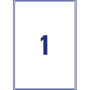 Etykiety kryjące wysyłkowe BlockOut, 199,6x289,1mm L7167B-100 AVERY ZWECKFORM