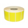 Etykieta polipropylenowa na roli 70x32mm (1000szt) żółta BULK gilza 40mm