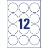 Etykiety okrągłe A4 10 ark. 60 mm białe trwałe L3416-10 AVERY ZWECKFORM