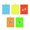 Etykieta w 5 kolorach 50x19mm (30 arkuszy  540 etykiet) do opisu ręcznego 51047 AVERY ZWECKFORM