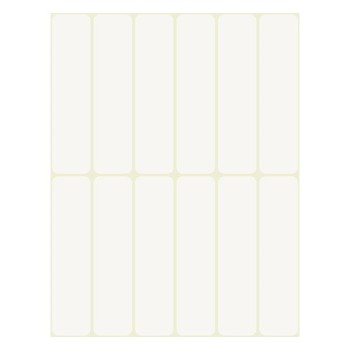 Etykieta identyfikatory imienne 76x19mm(10 arkuszy  120etykiet) białe foliowe 51066 AVERY ZWECKFORM