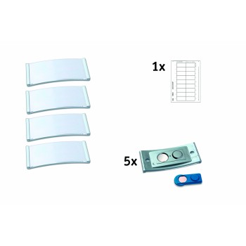 Identyfikatory imienne POLAR30 70x30mm (5 sztuk) stal nierdzewna POL30MA66-5DR