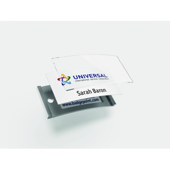 Identyfikatory imienne POLAR35 80x34mm (20 sztuk) metaliczny POL35MA66-20DR
