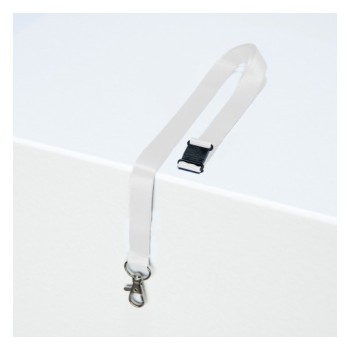 Smycz z karabińczykiem (10 sztuk) 440x15mm biała 4842W AVERY