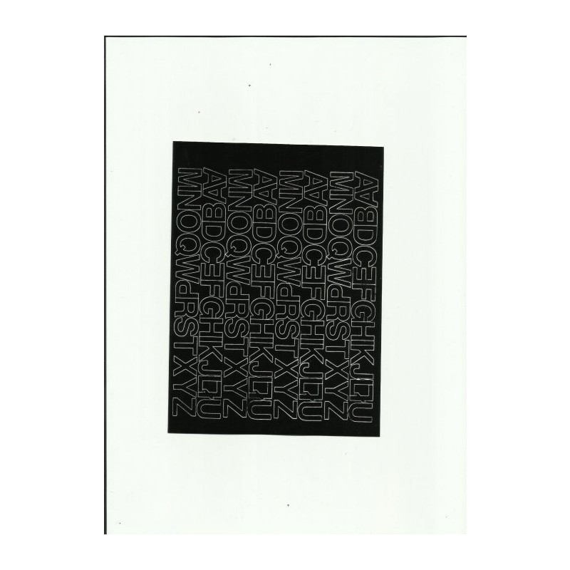 LITERY samoprzylepne 1.5cm (8) białe ARTDRUK