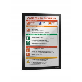 Ramka plakatowa DURAFRAME SUN A4 czarna 484101 DURABLE