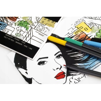 Blok do markerów A5 25k 100g HA 3710 1520-A25 HAPPY COLOR