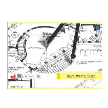 Blok milimetrowy A4 20k INTERDRUK