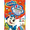 Blok techniczny szkolny A4 kolorowy + złota i srebrna kratka 10 kartek 170g BAMBINO