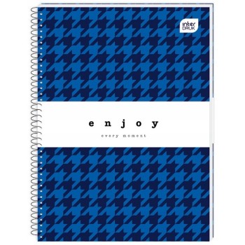 Kołonotatnik A4 120k kratka miękka oprawa INTERDRUK