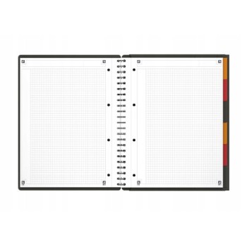 Kołonotatnik A4+ 80k kratka OXFORD Organiserbook International 100102777