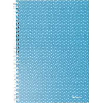 Kołonotatnik Colour`Breeze A5 w kratkę niebieski 628466 ESSELTE