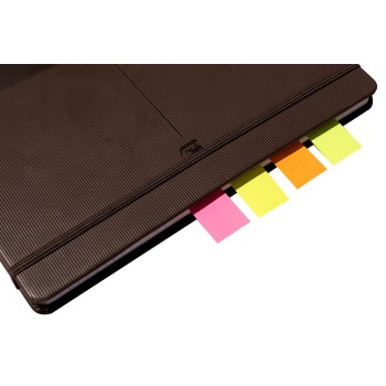 Zakładki indeksująca samoprzylepne 20x50mm Zestaw 4 kolory x 40 szt. neonowe 400086402 BANTEX