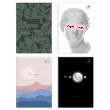 Brulion A5 96k gładki INTERDRUK