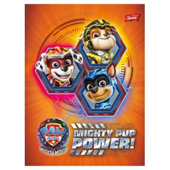 Zeszyt A5 16k 3linia dwukolorowa 70g PAW PATROL UNIPAP