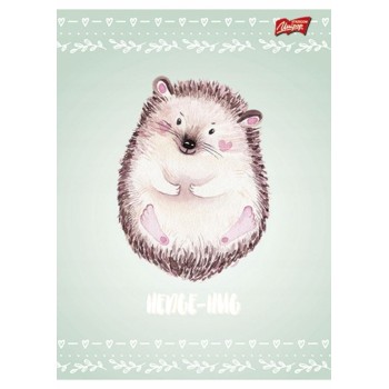 Zeszyt A5 16k 3linia dwukolorowa mix laminowany dziewczęcy UNIPAP