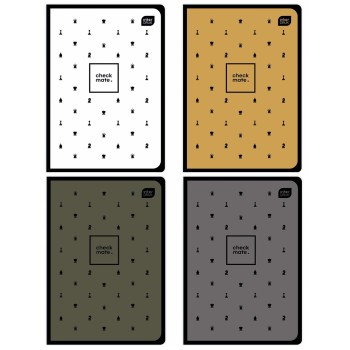 Zeszyt A5 60k kratka 70g SOFT TOUCH CHESS INTERDRUK