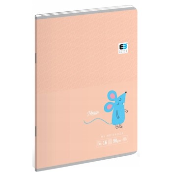 Zeszyt A5 16k. kolorowa linia B&B KIDS PASTEL 5563 INTERDRUK