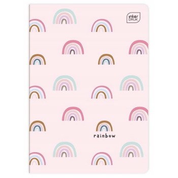 Zeszyt A5 32k 3linia mix kolorów UV INTERDRUK