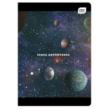 Zeszyt A5 32k 3linia mix kolorów UV INTERDRUK