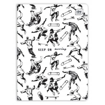 Zeszyt A5 60k linia mix wzorów INTERDRUK