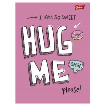 Zeszyt A5 60k linia mix dziewczęcy laminowany UNIPAP