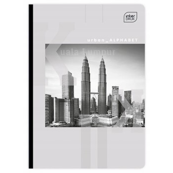 Zeszyt A5 96k kratka UV MIX WZORÓW INTERDRUK 7361