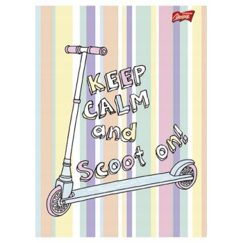 Zeszyt A5 32k linia dwukolorowa laminowany mix dziewczęcy UNIPAP