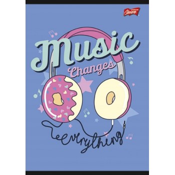 Zeszyt A5 32k linia dwukolorowa laminowany mix dziewczęcy UNIPAP