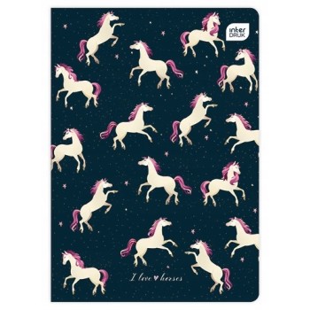 Zeszyt A5 32k kratka kolorowa mix INTERDRUK