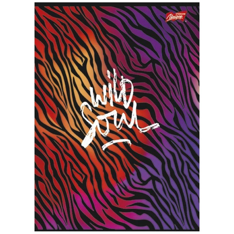 Zeszyt A5 60k kratka mix dziewczęcy 2 laminowany UNIPAP