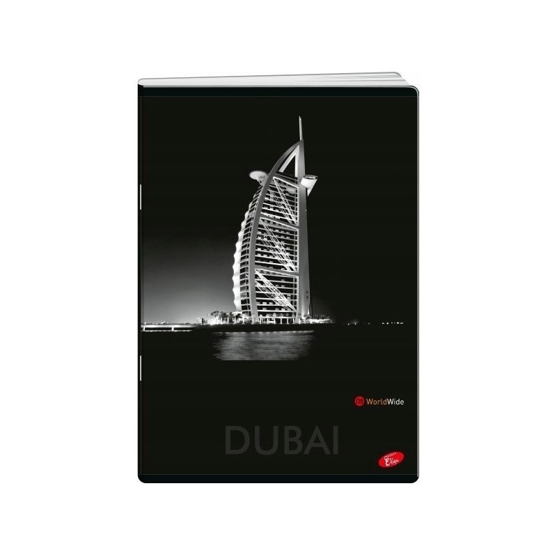 Zeszyt A5 60k linia MIASTA NOCĄ EL-M1-060-LA5 ELISA