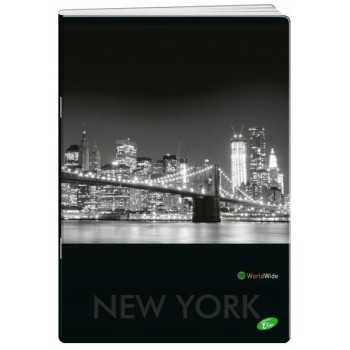 Zeszyt A5 60k linia MIASTA NOCĄ EL-M1-060-LA5 ELISA