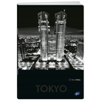 Zeszyt A5 60k linia MIASTA NOCĄ EL-M1-060-LA5 ELISA