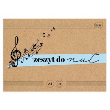 Zeszyt do nut A4 16k INTERDRUK