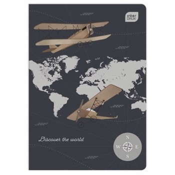 Zeszyt A5 16k 3linia kolorowa mix INTERDRUK