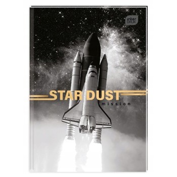 Brulion A5 96k linia mix wzorów twarda oprawa INTERDRUK