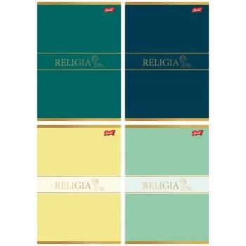 Zeszyt A5 60k kratka RELIGIA laminowany
