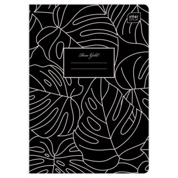 Zeszyt A5 80k kratka 70g METALLIC ROSE GOLD INTERDRUK