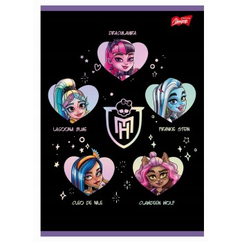 Zeszyt A5 32k kratka margines 70g MONSTER HIGH UNIPAP