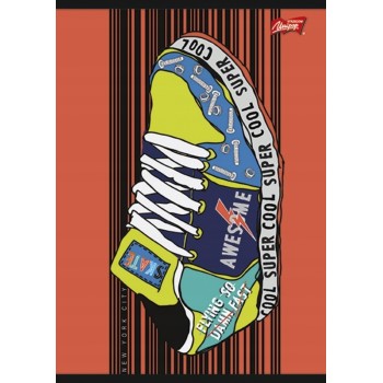 Zeszyt A5 32k linia mix chłopięcy laminowany UNIPAP