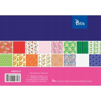 Zeszyt papierów kreatywnych A5 16k 100g KB029-01 TETIS