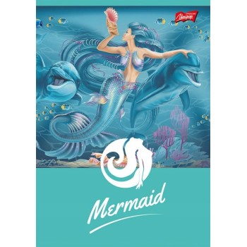 Zeszyt A5 16k 3linia dwukolorowa MIX laminowany dziewczęcy UNIPAP